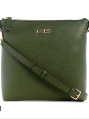 NWT Guess Azulena Tourist Crossbody Bag in Green